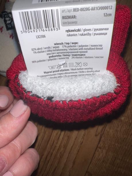 Hrube podsite rukavice, 68 - 110