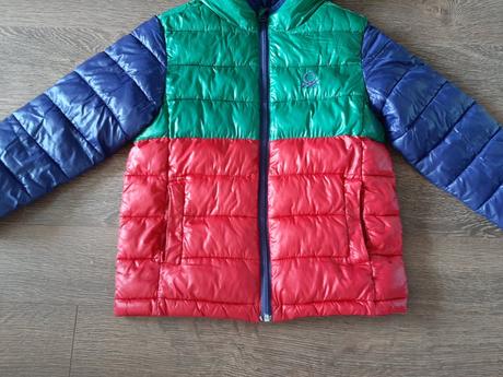 Zimna bunda 128-134, benetton,128