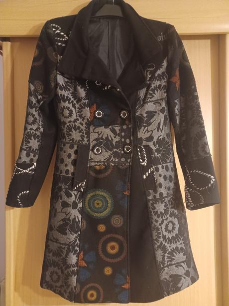 Kabát s aplikáciou, m