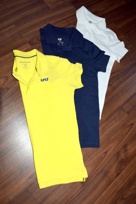 Modrá polokošeľa hm vel. 98/104, 104