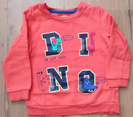 Oranžová mikinka, baby,92