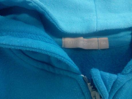 Tyrkysová mikinka pre 6. ročného fešáka, 116