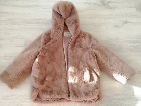 Kožušinkový kabát, zara, zara,128