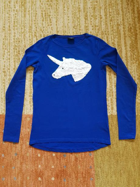 Tričko s jednorožcom prevracacie, takko,170