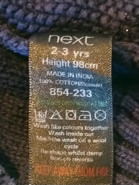 2 ks chlapčenský modrých pulóvrov, next, 92, 98 cm, next,98