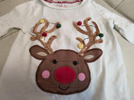 Vianočné tričko so sobíkom 92, f&f,92