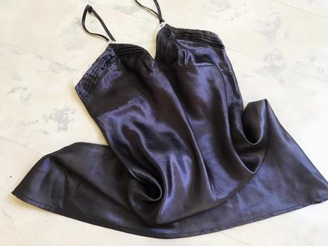 Nočná saténová košielka, l