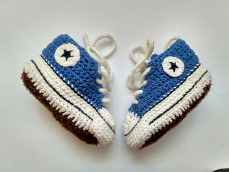 Štrikované capačky - tenisky, 19