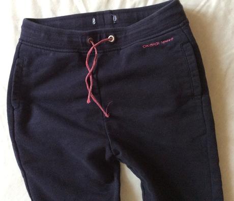 Hrubšie bavlnené tepláky okaidi sport v. 122/128, 122