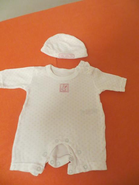 Komplet dupačiek s  čapicou, f&f,50