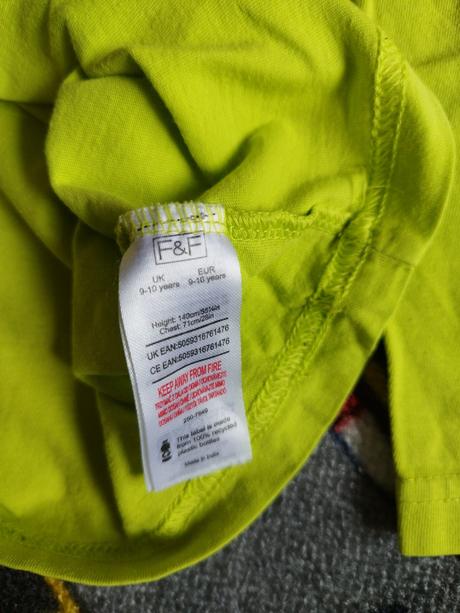 Tričko s dlhým rukávom f&f, f&f,140