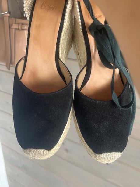 Letná elegancia castañer espadrilky, 39