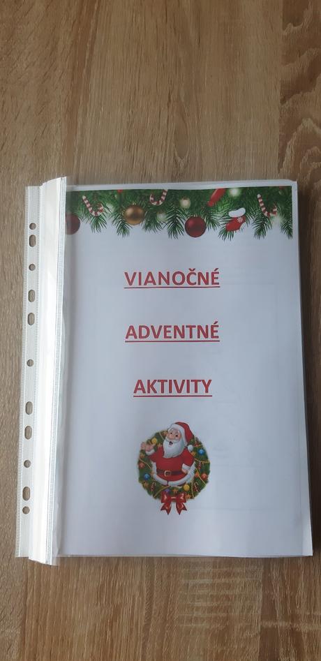 Vianočné adventné aktivity - prac. zošit,