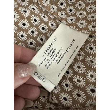 Blúzka s madeirou arket, l