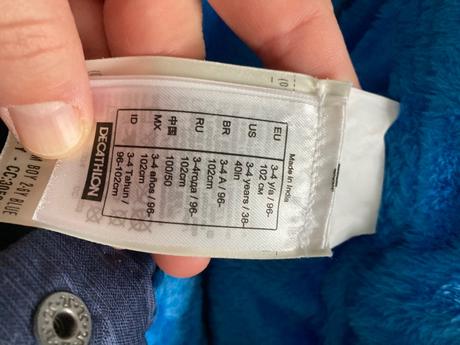 Nohavice do snehu, decathlon,104