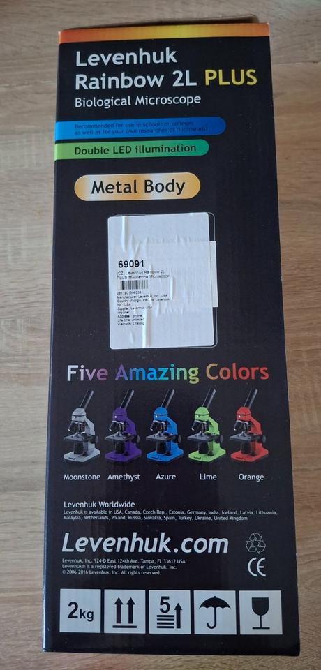 Mikroskop levenhuk rainbow 2l, 
