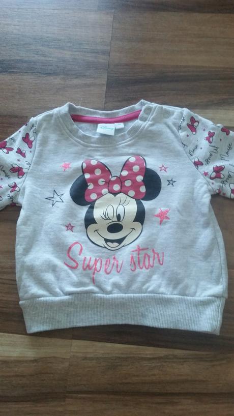 Nenosená mikina minnie 74, pepco,74