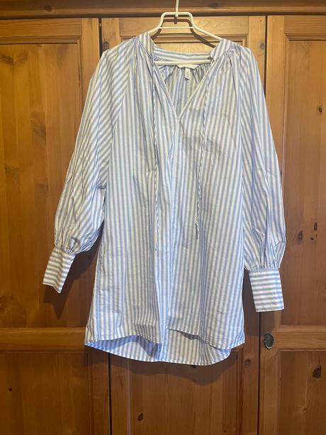 Košeľové šaty, h&m,l