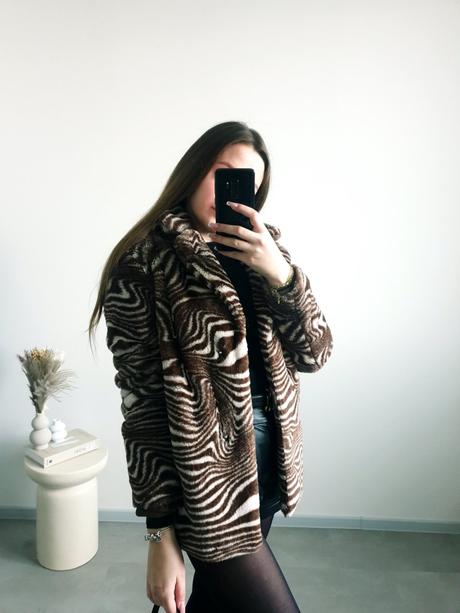 Kožúšok xs, h&m,xs