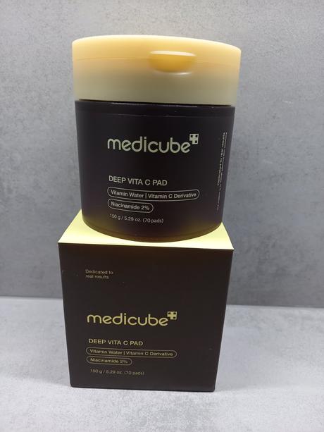 Medicube -deep vita c pad -rozjasňujúce tampóny na, 