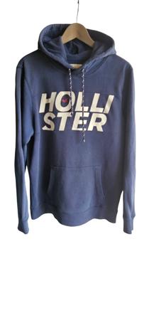Pánska tmavomodrá mikina hollister vel.m, hollister,m