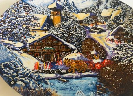 Zberatelsky vacsi zima zimny motiv vianocny rarit,