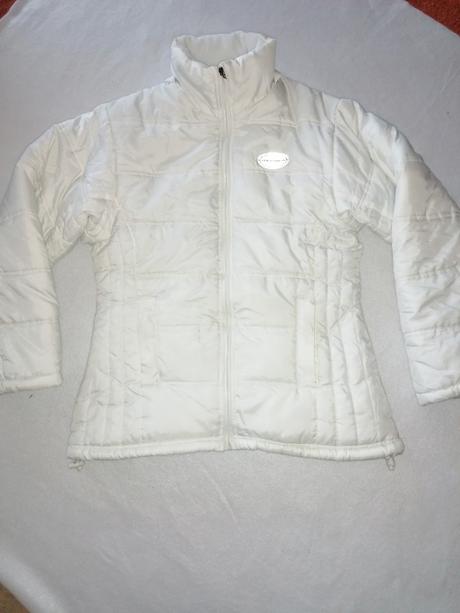 Zimná biela bunda, s