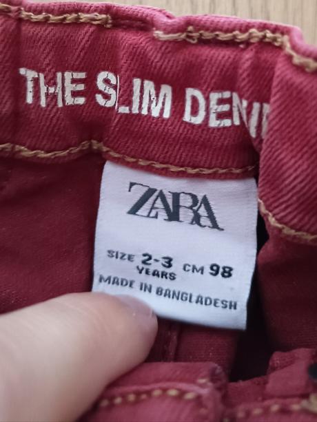 Chlapčenské bordové nohavice zara, zara,98