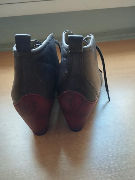 Koženne topánky ecco, ecco,39