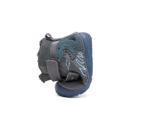 D.d.step - zimná obuv 073 dark grey modrý dino, d.d.step,20 - 25