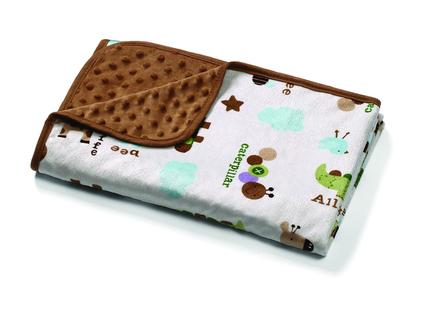 Babyono 1404/03 deka obojstranná hnedá 75 x 100 cm,