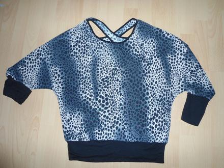Tigrovane elasticke tricko, s