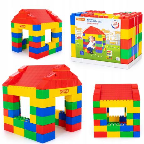 Wader stavebnica veľké lego kocky xxl domček,