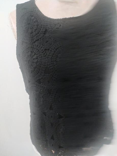 Bavlnený ažurovy top, reserved,m