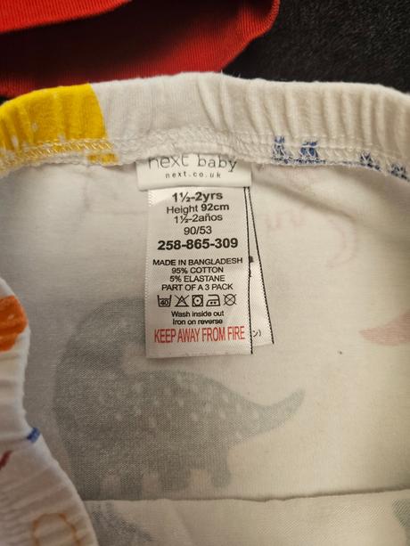 Next teplaky dinosaury 92 (3 kusy), next,92