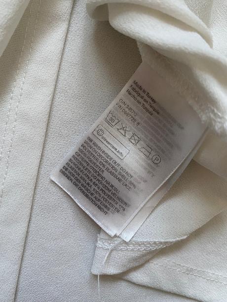 Elegantné tričko s krajkou, h&m,m