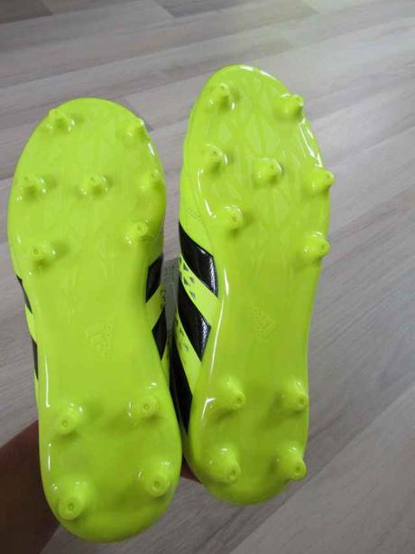 Kožené kopačky ace 16.3 fg j leath, adidas,38