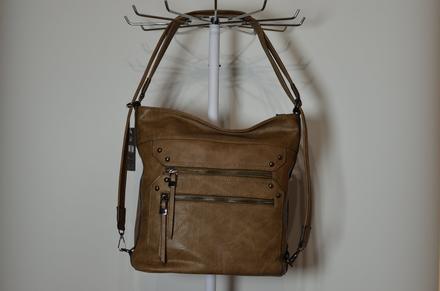 Bledohnedá kabelka-kabelkoruksak, 