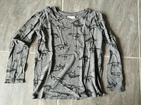 Dino tričko fox and bunny v122-128,6-7r.tmavo sivé, fox & bunny,122