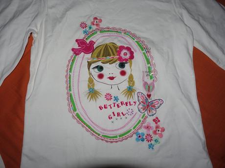 Nove tricko butterfly girl od debenhams, debenhams,152