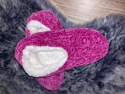 Huňaté teplé papučky 39, 39