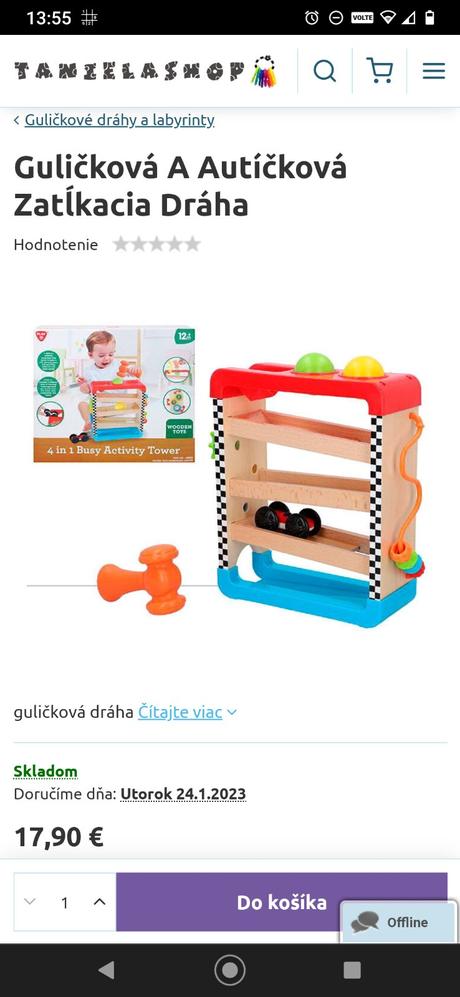 Guličková a autíčková zatĺkacia dráha, 