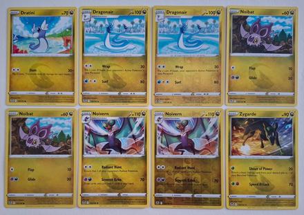 Pokémon karty "silver tempest" (9),