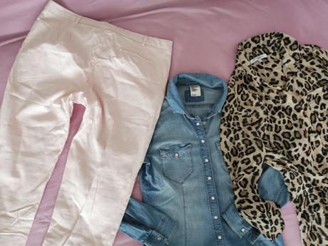 Set nohavíc a 2 x košeľa, m