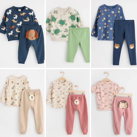 Set tričko tepláky legíny lindex 92 98 104 nové, lindex,92 / 98 / 104