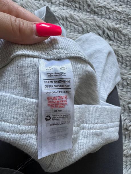 Dievčenské sivé legíny 164, f&f,164