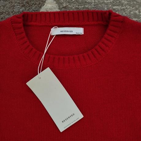 Krásny svetrík reserved s mackom - nový s visačkou, reserved,152 / 158