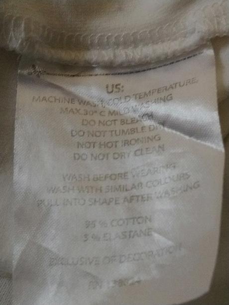 Dámsky biely elastický top bez ramienok, amisu, amisu,m