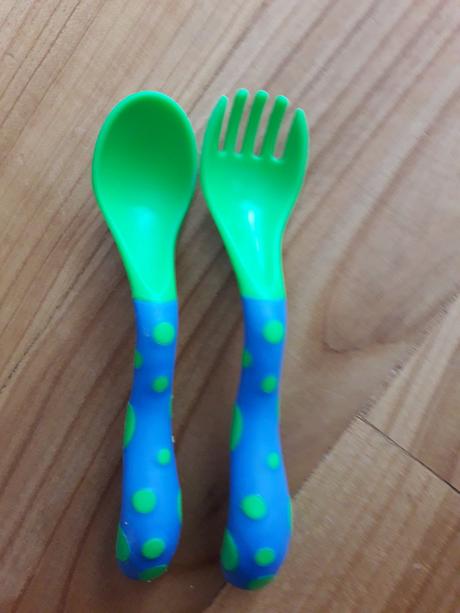 Plastová lyžička,vidlička, 