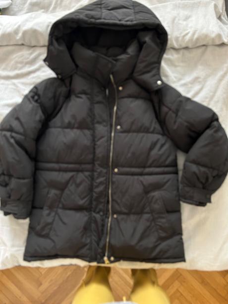 Teplá dlhšia bunda, bershka,xs